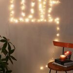 create words with lights for your bedroom