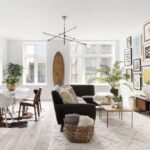 Separate the different dining and living areas