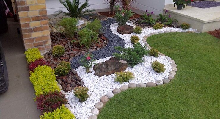 Examples of creations, compositions and garden decorations Elyflor Elyflor garden compositions and decorations Gardens in a modern style