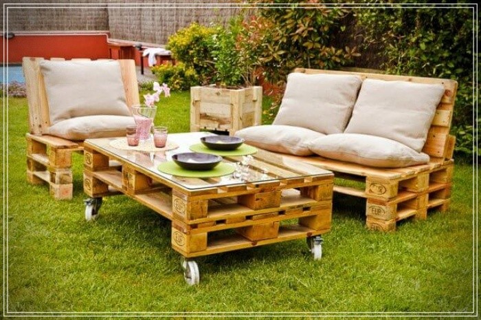 Ideas for furnishing terraces with little money