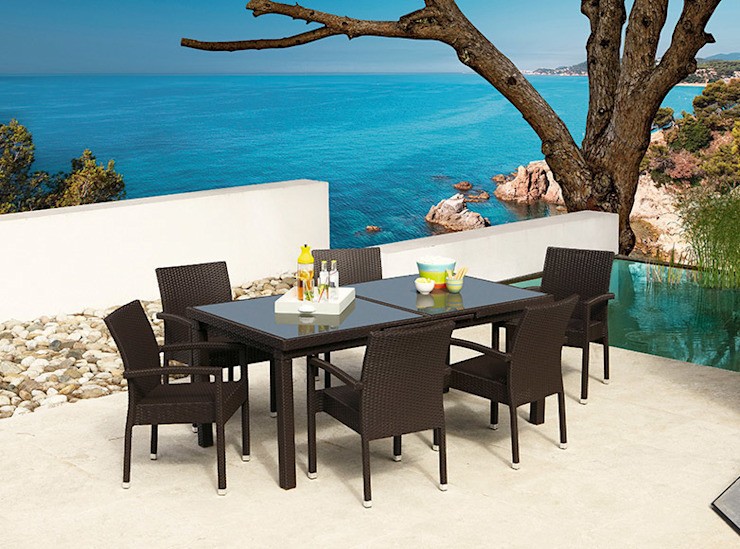 Asturias Jardini dining room set - Garden furniture Mediterranean style garden furniture