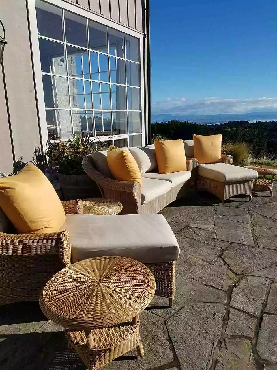 wicker garden furniture