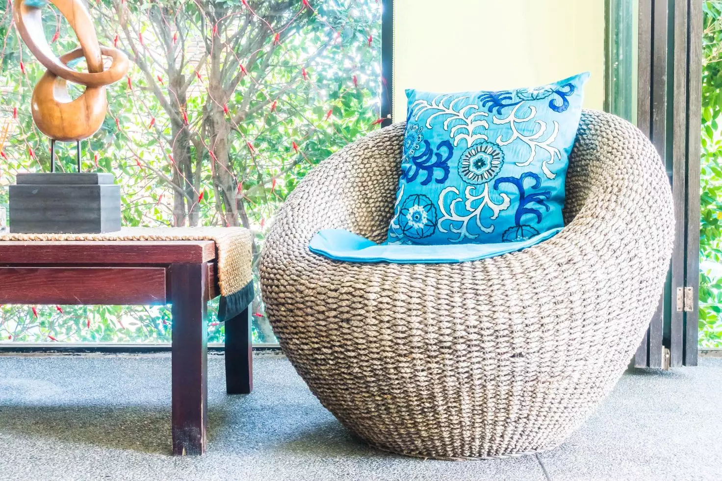 chair with original cushion for the terrace or garden