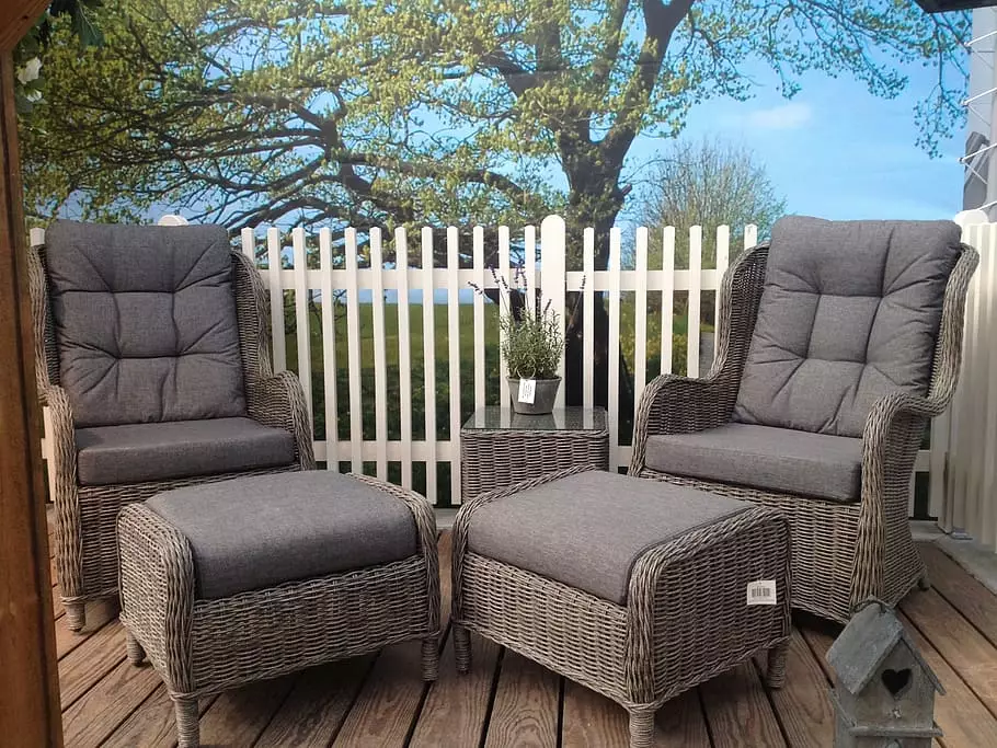 elegant terrace and garden sofas