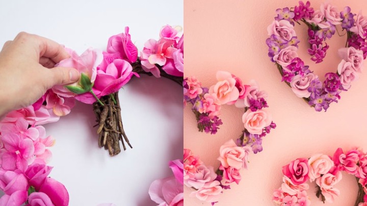flower hearts