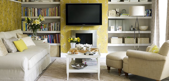 how to furnish and save space in the living room