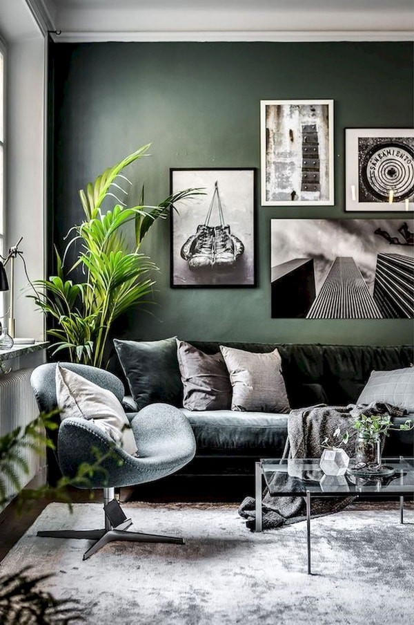 Paint the living room green