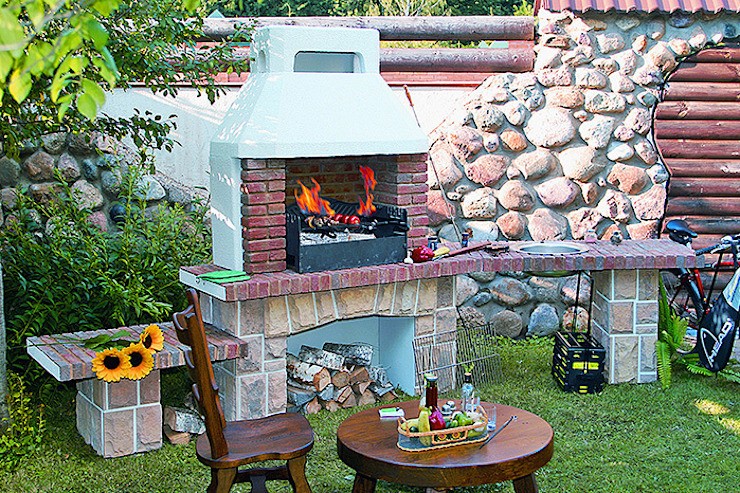 Pietchi Barbiekiu, Grill Grill Rustic Style Gardens Grill