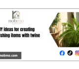 DIY ideas for creating furnishing items with twine