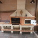 FABRILOR GRILL WITH CLAY OVEN AND IBERICA SINK FABRILOR Rustic style garden grills