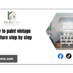 How to paint vintage furniture step by step