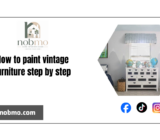 How to paint vintage furniture step by step