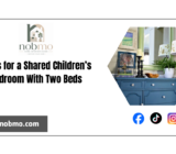 Ideas for furnishing a shared children’s bedroom with two beds