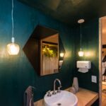 Bathroom coating with epoxy paints