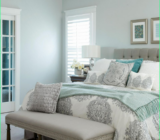 ideas for painting the bedroom in two colors
