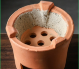 What are the components of a terracotta stove