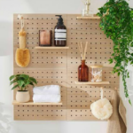 DIY peg boards to keep things organized