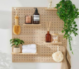 DIY peg boards to keep things organized