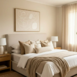 Elegant natural fiber panels to dress up your bedroom