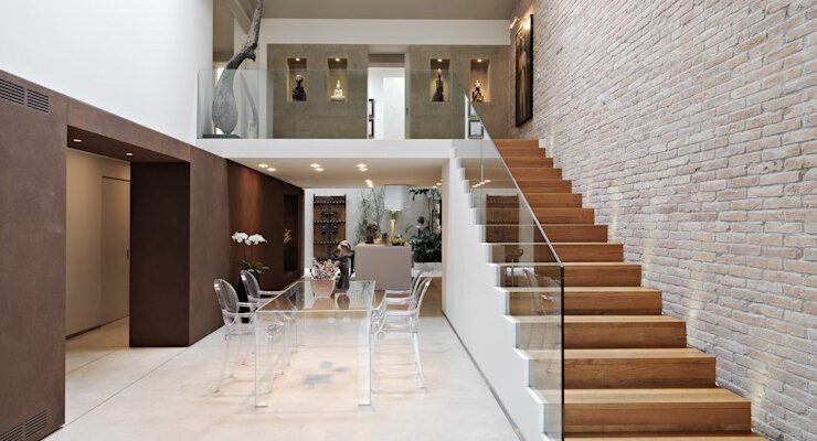 Loft, battestellArchitetti battestellArchitetti Camere de zi en estilo minimalista