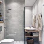 Colors for modern bathrooms with shades of grey