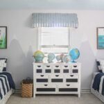 A shared bedroom for boys with two beds