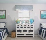 Ideas for furnishing a shared children’s bedroom with two beds