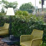 green wicker chairs for the terrace or garden